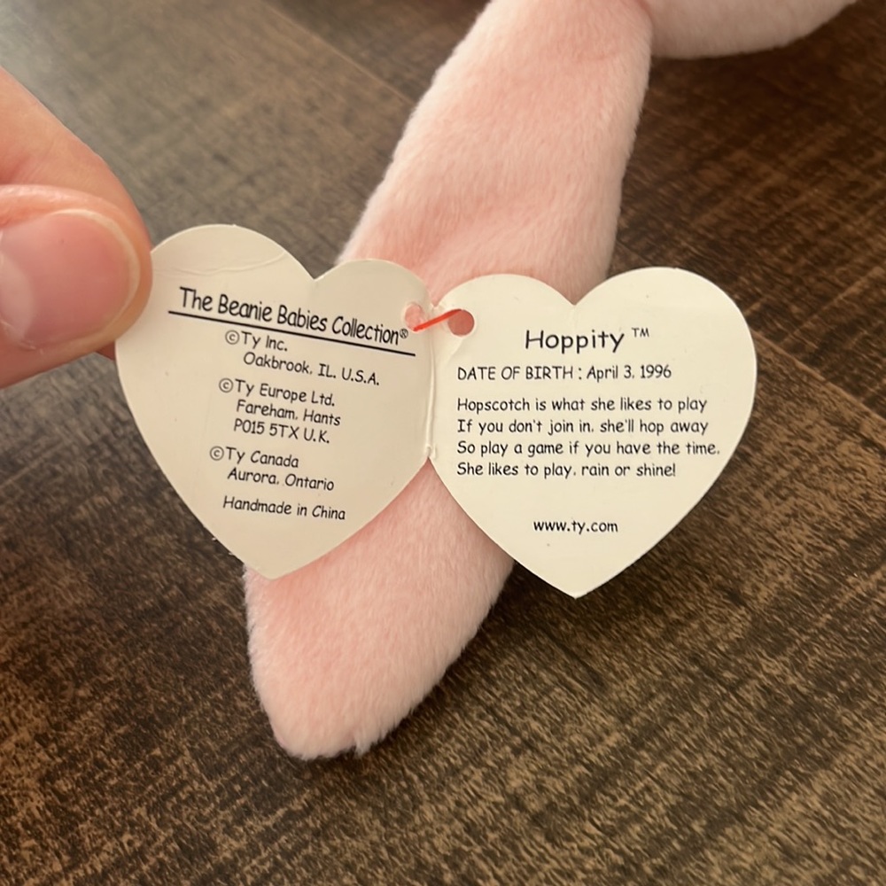 Beanie Baby Original - Hoppity 1996‎ - Picture 4 of 5